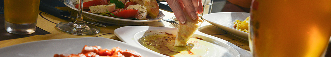 Eating Greek at Tantalus Restaurant restaurant in Issaquah, WA.